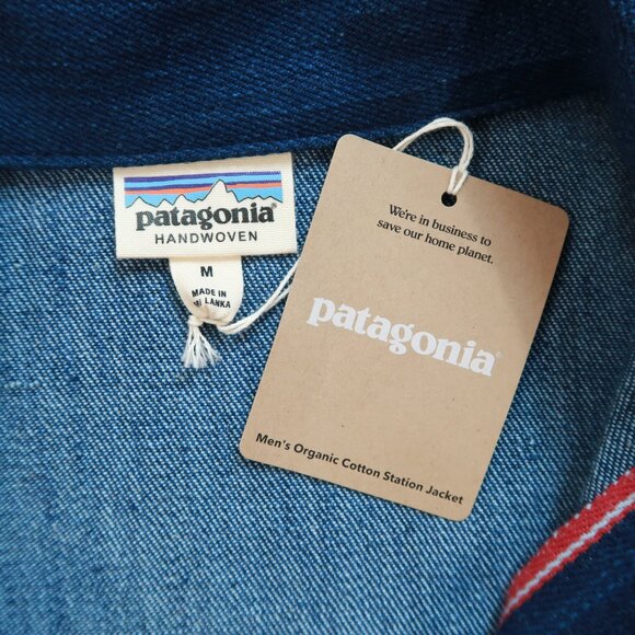 Patagonia Organic Cotton Station Jacket Indigo Blue | Medium - Picture 5 of 8